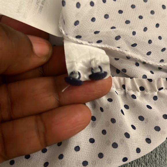 Charming Charlie Sheer Blouse - Picture 7 of 7